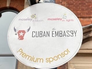 Cuban Embassy sponsorship plaque