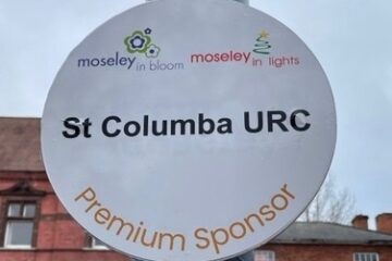 Sponsor sign - St Columba