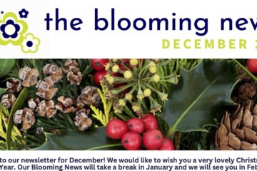 Blooming News December 2025 header