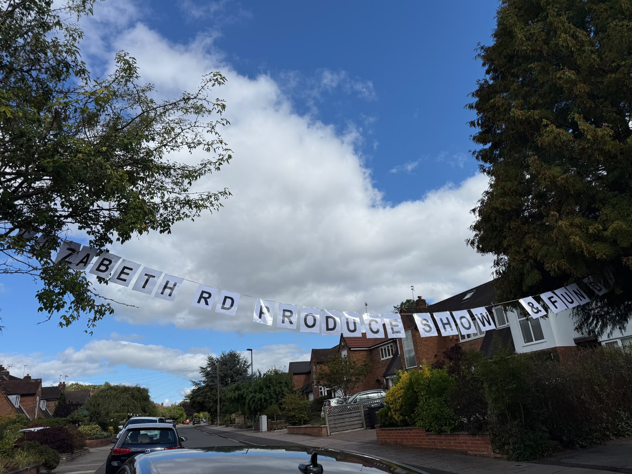 Elizabeth Road, Moseley Produce Show 2026 Banner